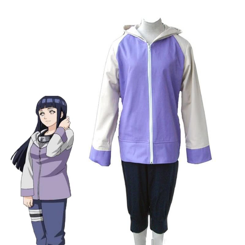 OROCOSPLAY Hyuga Hinata Coat Pants Set - Naruto