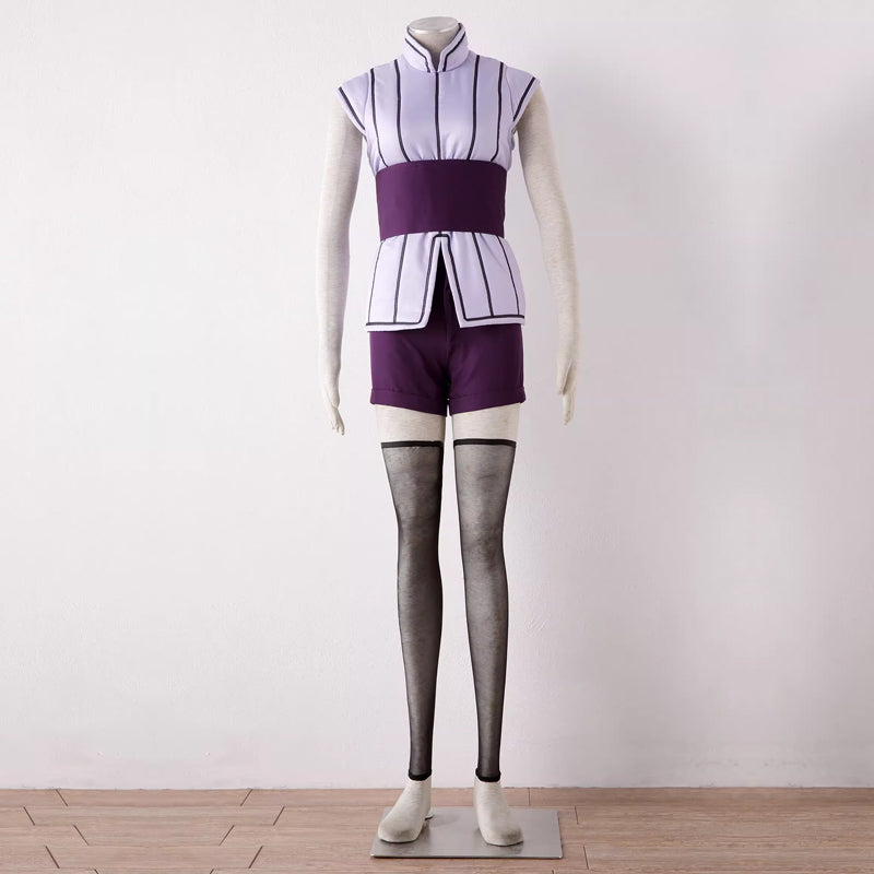 OROCOSPLAY Hinata Hyuga Tops Shorts Belt Socks Set - Naruto