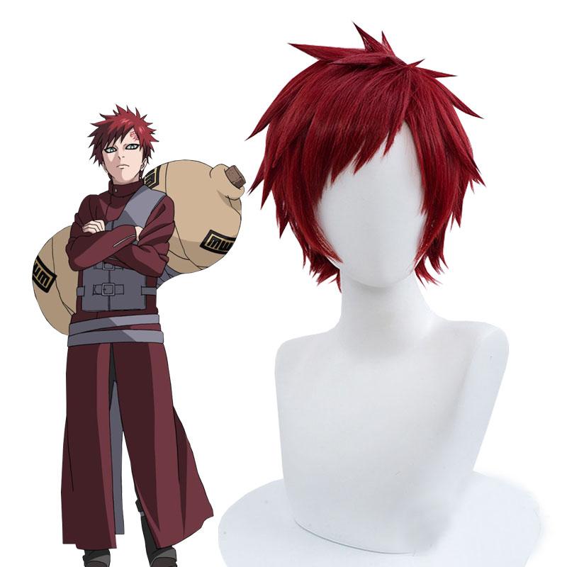 OROCOSPLAY Gaara Red Short Straight Wig - Naruto