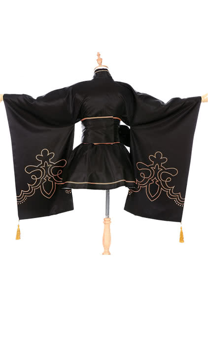 Vintage Skirt 2b Kimono Costume - Nier Automata Game