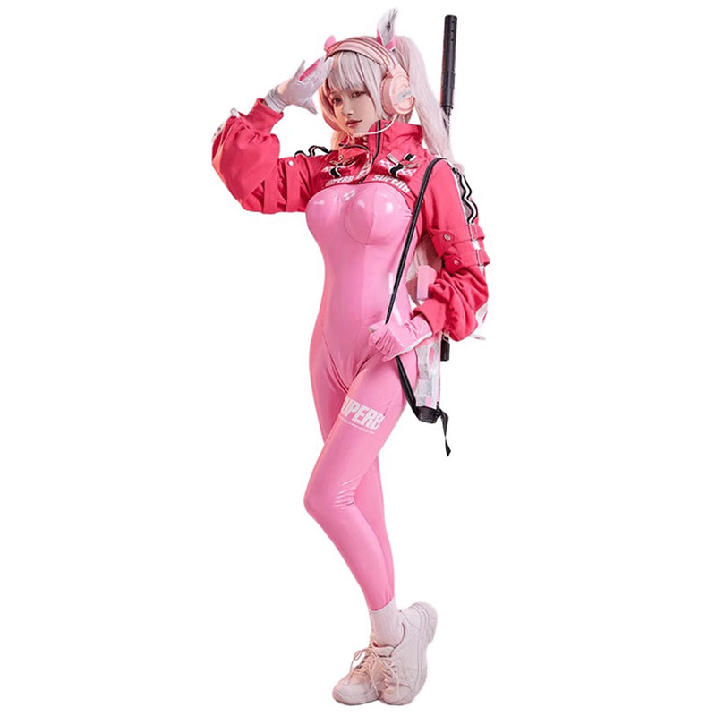 OROCOSPLAY Alice Leather Jumpsuit Cosplay Costume - Nikke The Goddess Of Victory