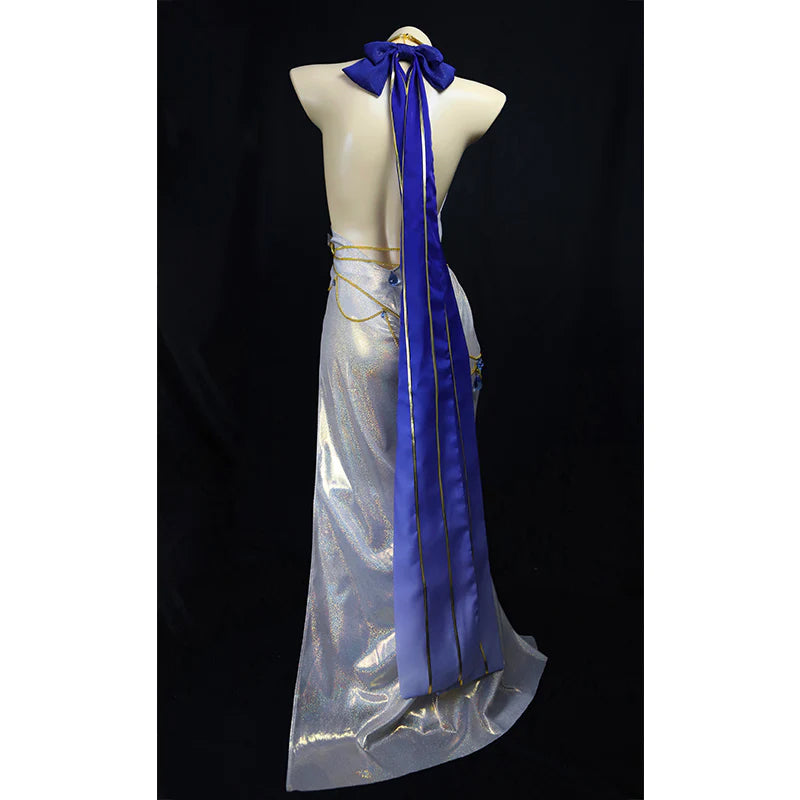 OROCOSPLAY Helm Satin Dress Cosplay Costume - Nikke The Goddess Of Victory