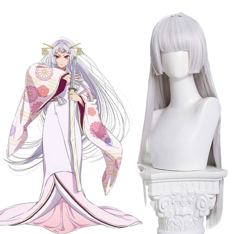 Akane Kurokawa Sayahime White Long Straight Cosplay Wig - Oshi No Ko Season 2