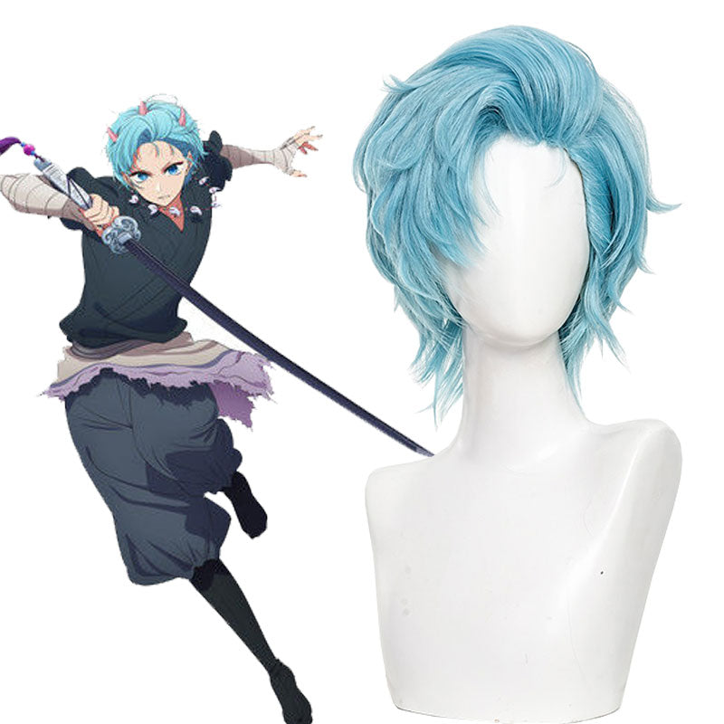 Hoshino Akuamarin Blue Straight Stage Cosplay Wig - Oshi No Ko Season 2
