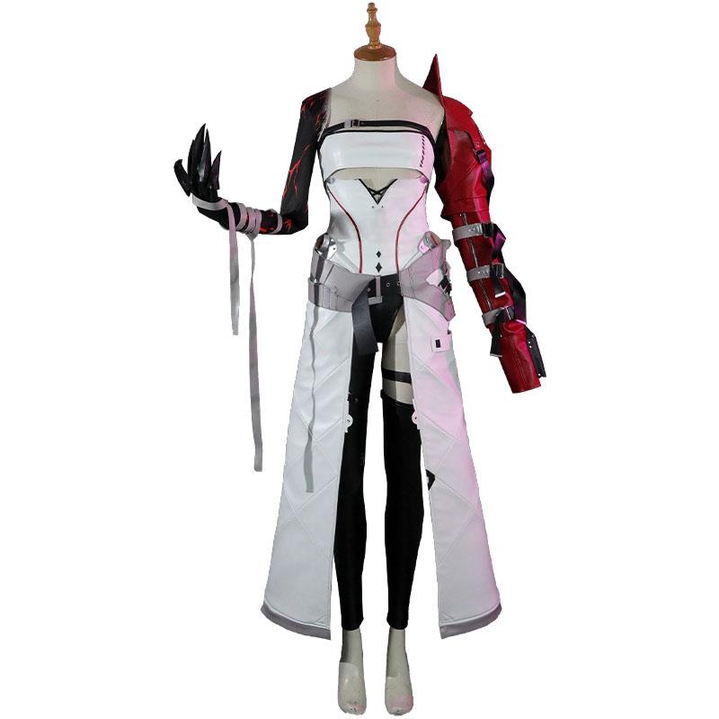 Path to Nowhere Ninety-nine PU Cosplay Costume Top Gloves Belts Set