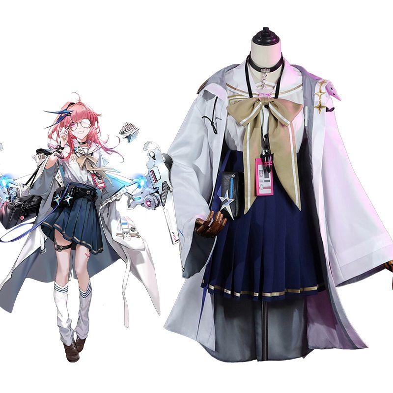 Path to Nowhere Summer Uniform Cosplay Costume with Coat Skirt Shirt Bowtie Belt