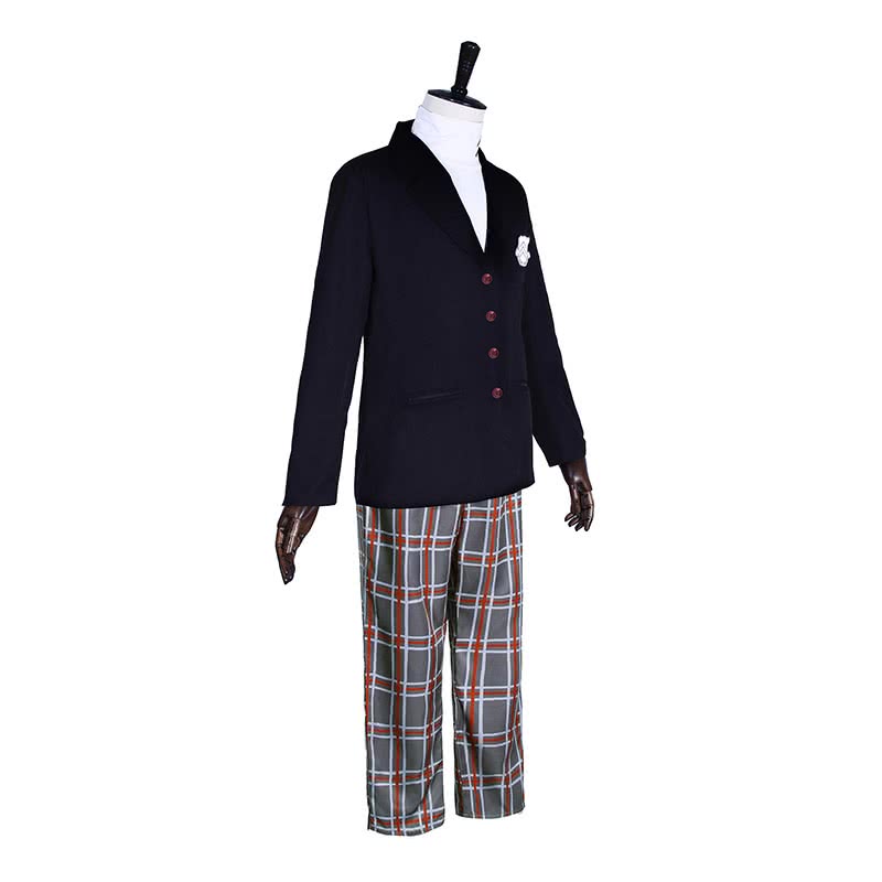 Persona 5 Joker Black Uniform Suit Cosplay Costume - Amamiya Ren Outfit