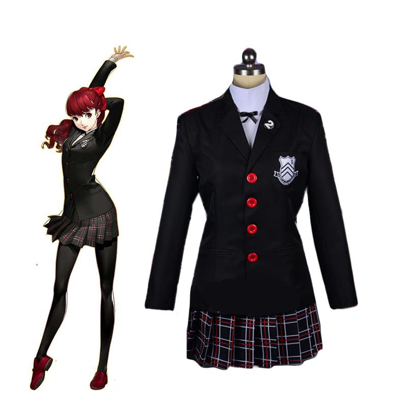 Kasumi Yoshizawa School Uniform Coat and Skirt Cosplay Set - Persona 5 Royal