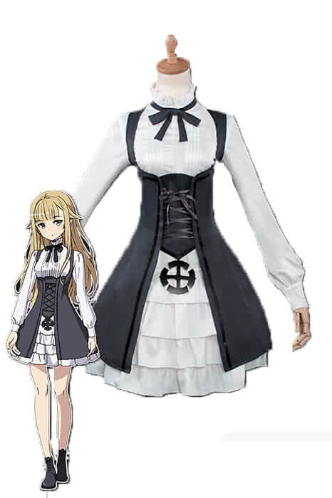 Princess Principal Black Dress Cosplay Costume - Princess Anime Outfit