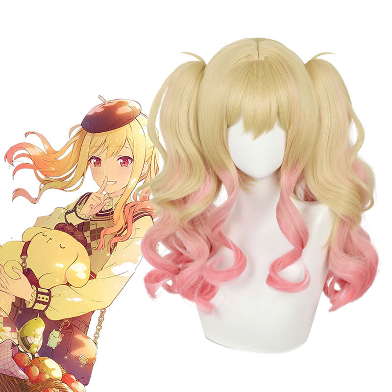 Pompompurin Tenma Saki Yellow Pink Cosplay Wig - Project Sekai