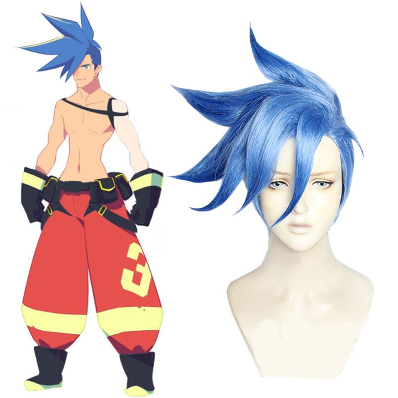 Galo Thymos Blue Cosplay Wig - Promare