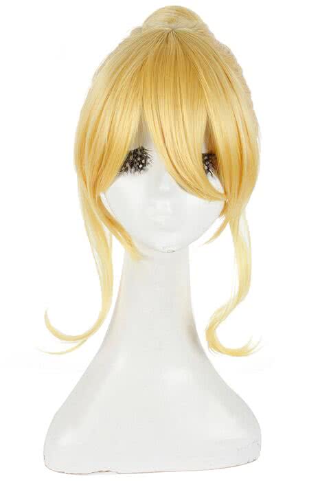 High Quality Cosplay Wigs Eli Ayase Yellow Short Wig - Love Live