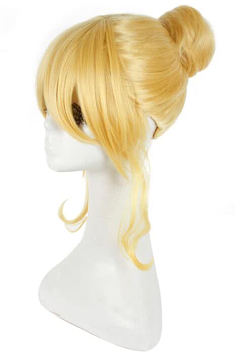 High Quality Cosplay Wigs Eli Ayase Yellow Short Wig - Love Live