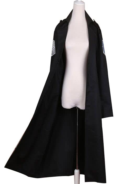 OROCOSPLAY Eren Jaeger Black Survey Corps Cloak - Attack on Titan Costume