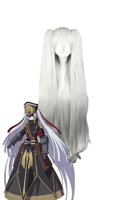 OROCOSPLAY Gunpuku no Himegimi Long Silver Wig - Re:Creators