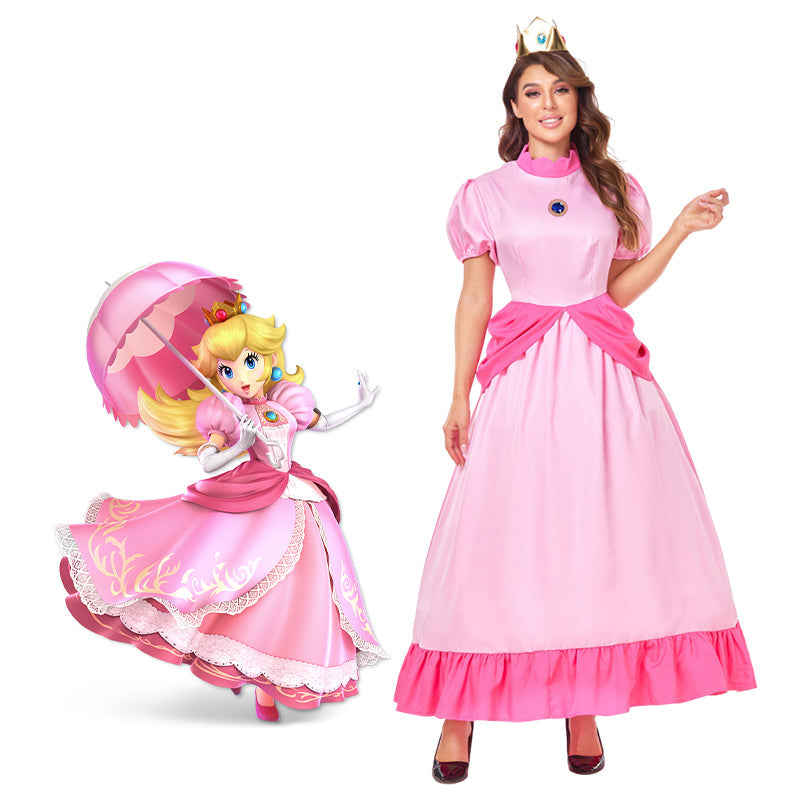 RoleCosplay Princess Peach Costume - Super Mario 3 Styles