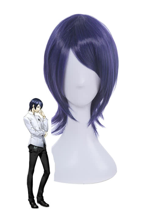 Yusuke Kitagawa Blue Short Straight Cosplay Wig - Persona 5