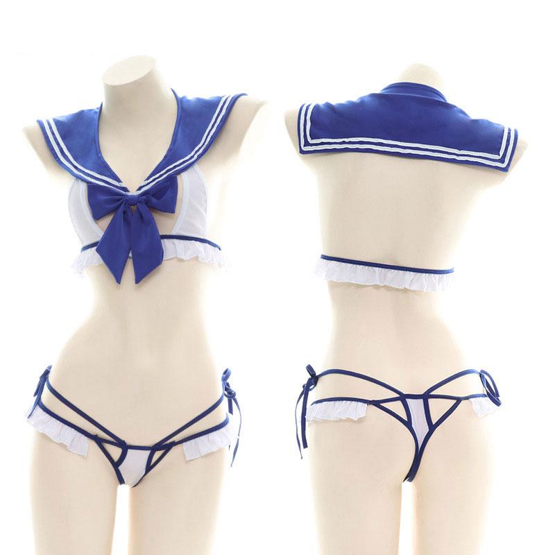 Rolecos Sailor Bowknot Underwear - Sexy Cosplay Suit