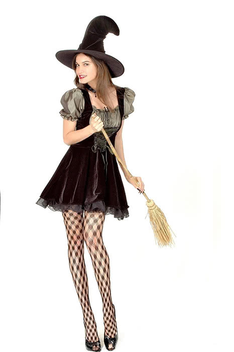 Rolecos Lace Witch Dress - Halloween Costume