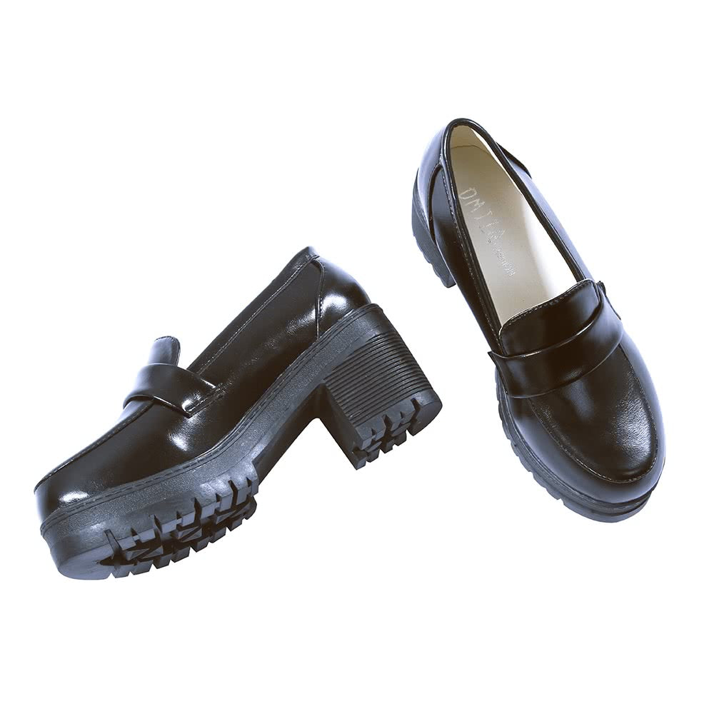 Cosplay Store Black High-Heeled JK Lolita Shoes - Cosplay Footwear