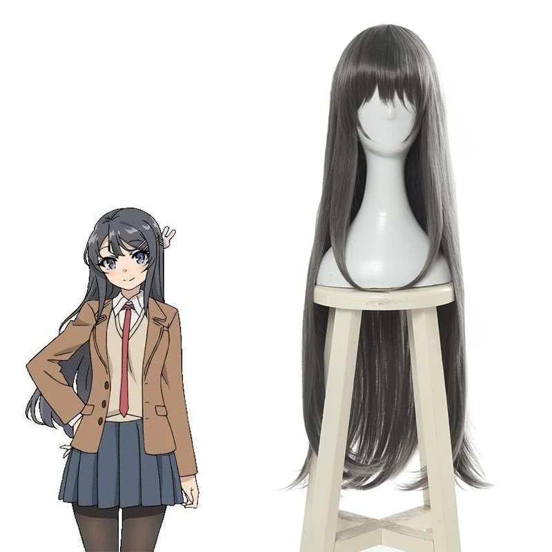 Rolecos Sakurajima Mai Cosplay Wig - Seishun Buta Yarou