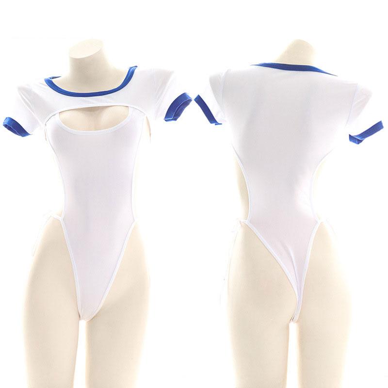 Rolecos Hollow Gym Bodysuit - Sexy Underwear Costume