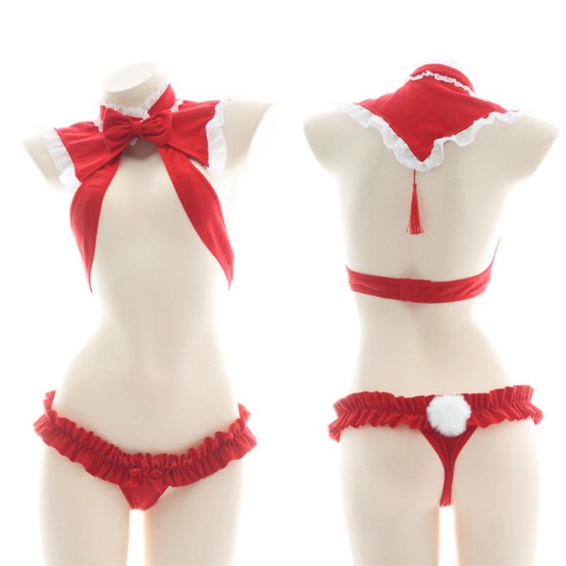 Rolecos Sexy Bikini Suit - Rabbit Tail Christmas Costume