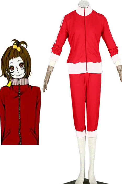 MEIKO Matryoshka Red Uniform Cosplay Set - Vocaloid Coat Pants Costume