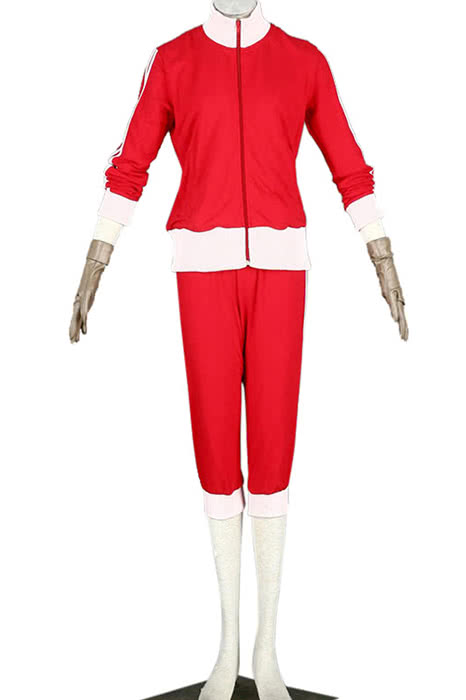 MEIKO Matryoshka Red Uniform Cosplay Set - Vocaloid Coat Pants Costume