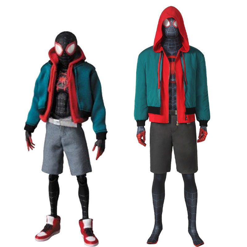 Rolecos Miles Morales Cosplay Costume - Spider-Verse