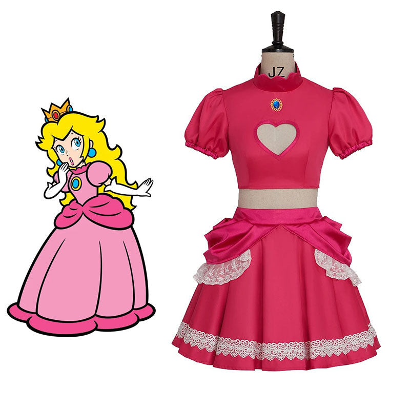 Rolecosplay Princess Peach Cosplay Costume - Super Mario