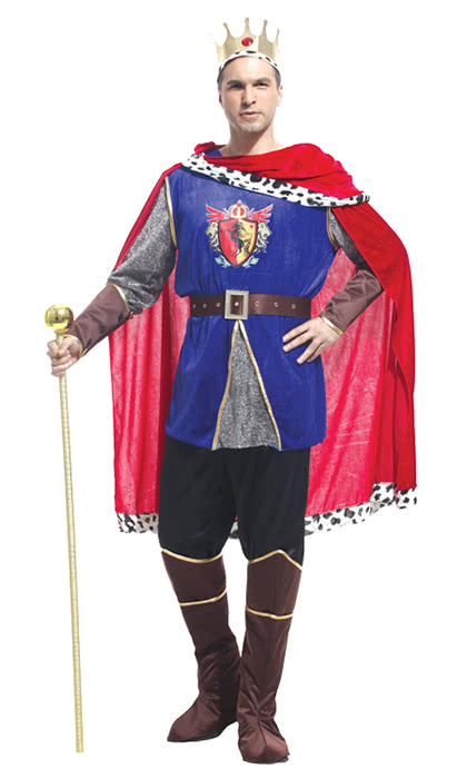 Rolecos King Christmas Costume - Holiday Party Cosplay Dress