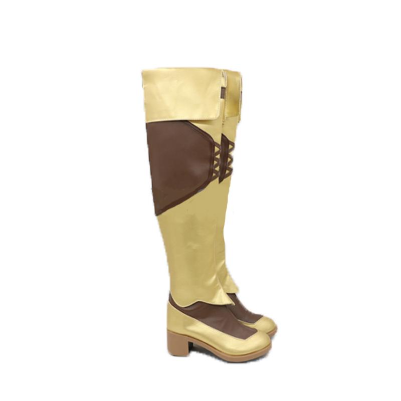 The Rising of the Shield Hero Raphtalia Brown PU Cosplay Shoes - Anime Footwear