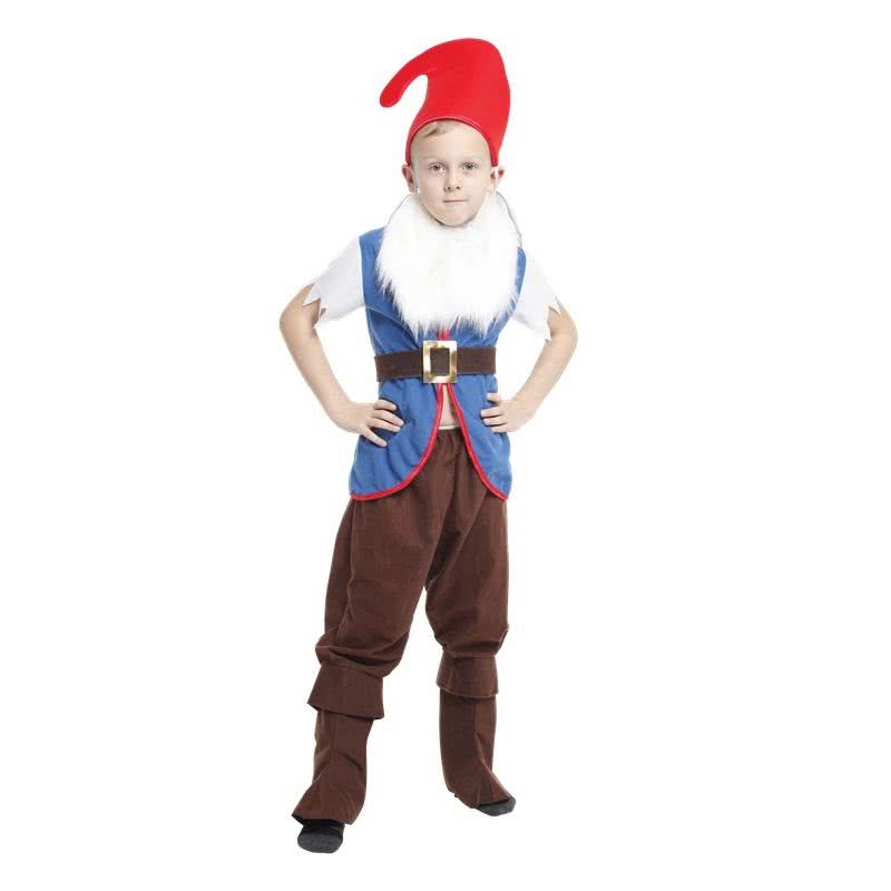 OROCOSPLAY Children Blue Elf Christmas Costume with Hat Beard - Christmas
