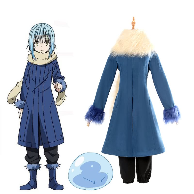 Tensei shitara Slime Datta Ken Rimuru Tempest Coat Scarf Pants Cosplay Costume - Anime Uniform