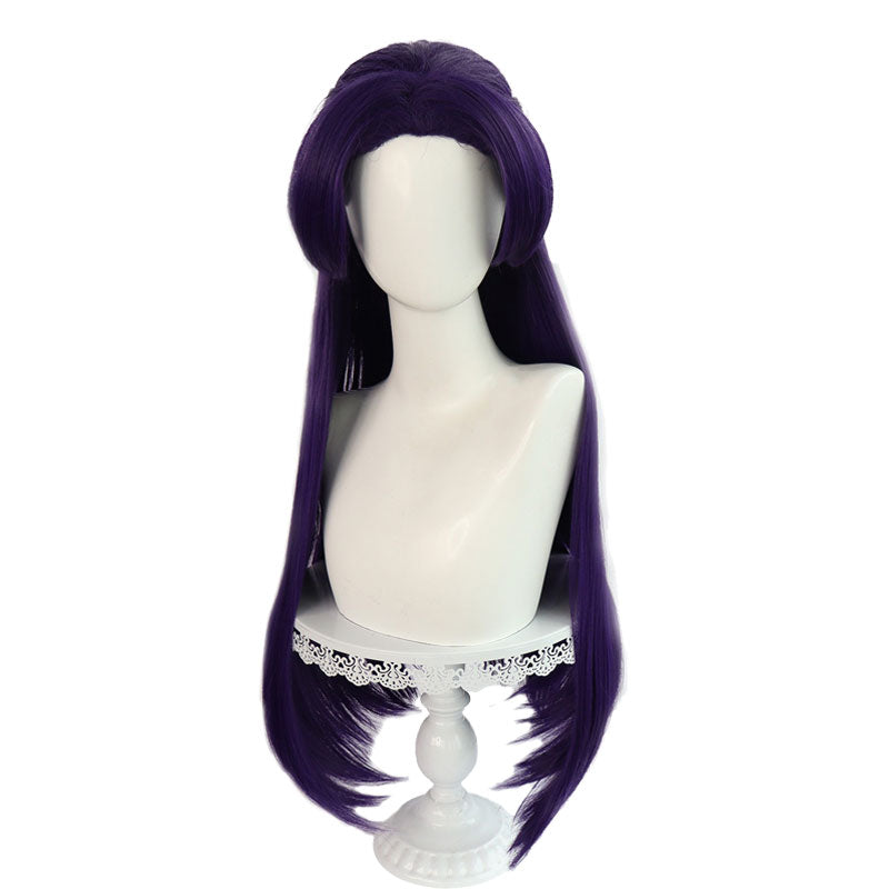 The Apothecary Diaries Jinshi Dark Purple Straight Cosplay Wig - 80cm Synthetic Hair