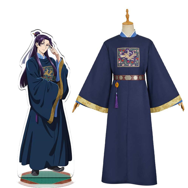 The Apothecary Diaries Jinshi Uniform Cosplay Costume - HD Print PU Belt XS-XL