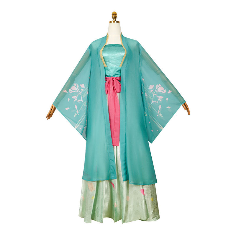 The Apothecary Diaries Season 2 MaoMao Floral Pattern Cosplay Costume - S-3XL Uniform