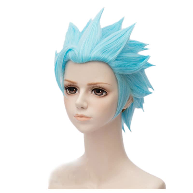Rolecos Ban Cosplay Wig - The Seven Deadly Sins Blue 30cm