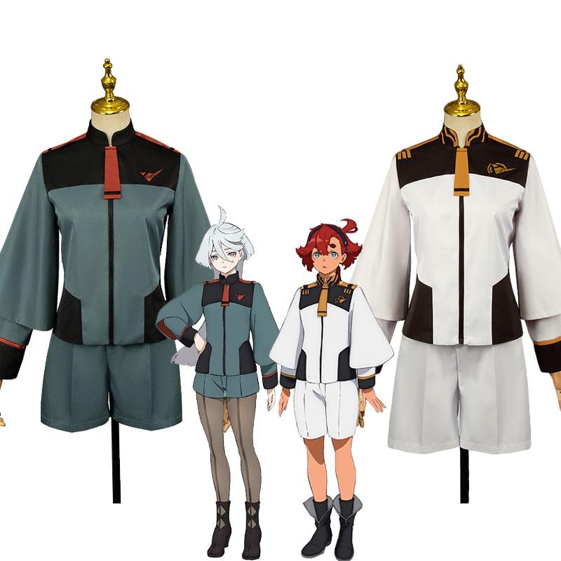 The Witch From Mercury Miorine Rembran & Suletta Mercury Uniform Cosplay Costume - Top Pants Set
