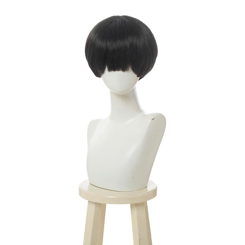 Toilet-Bound Hanako-kun Hanako-kun Black Short Straight Cosplay Wig - 23cm Synthetic Hair