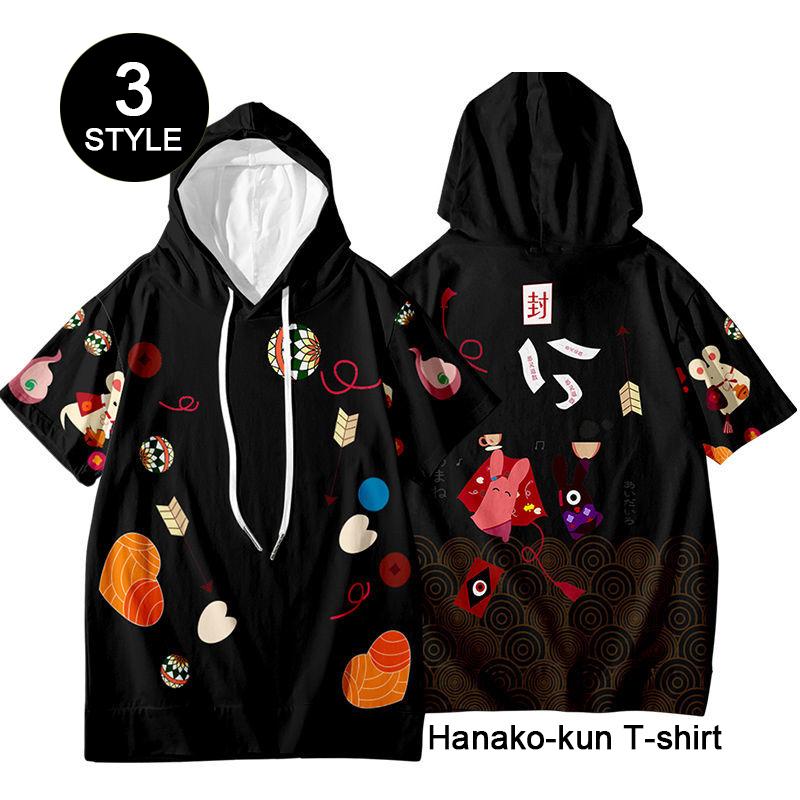 Toilet-Bound Hanako-kun Hanako-kun Printed T-shirt Cosplay Costume - Anime Top