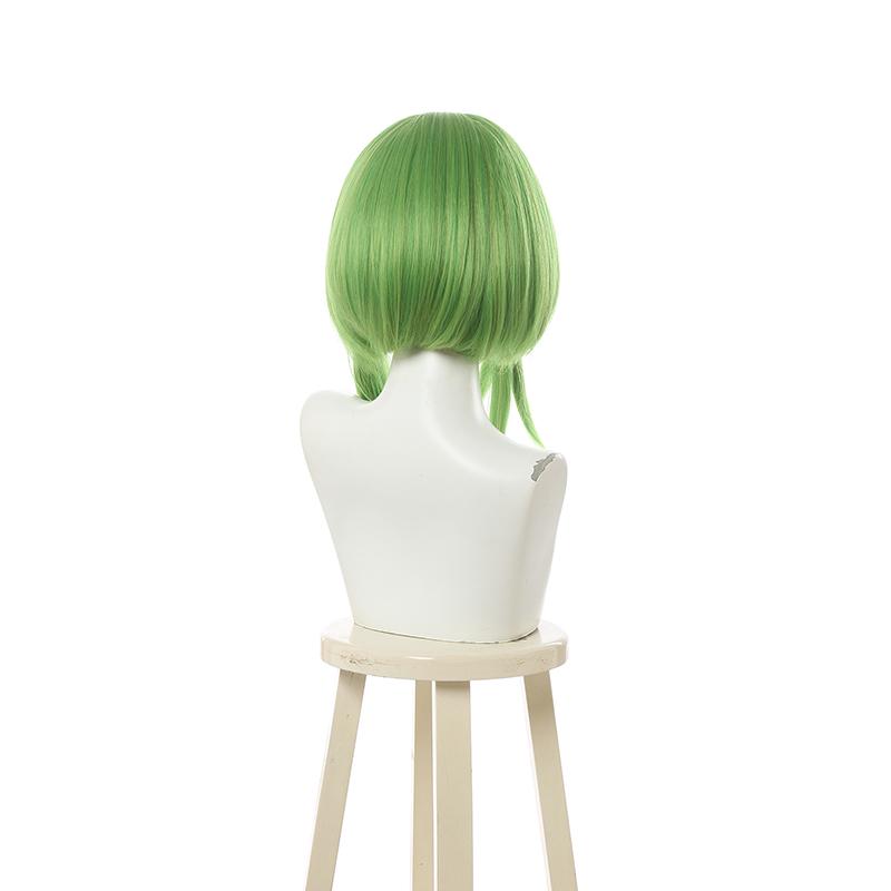 Toilet-Bound Hanako-kun Nanamine Sakura Green Straight Cosplay Wig - 40cm Synthetic Hair