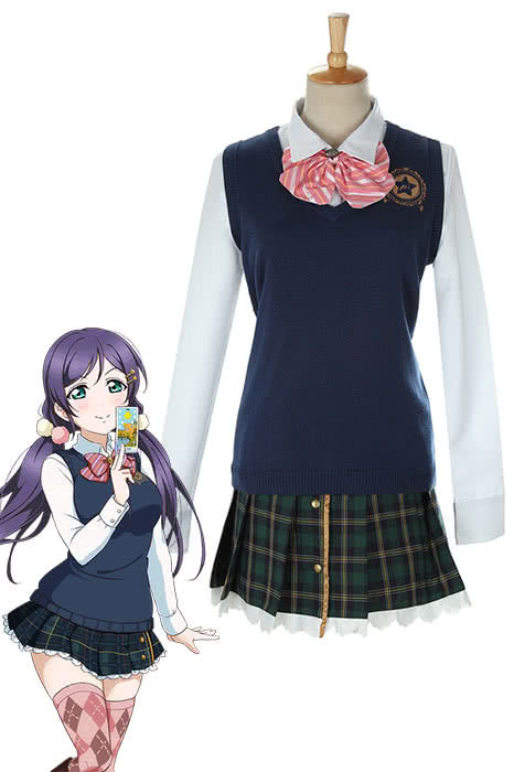 High Quality Anime Costumes Nozomi Tojo Constellation School Costume - Love Live