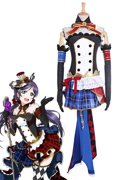 High Quality Anime Costumes Nozomi Tojo Black Lace Costume - Love Live