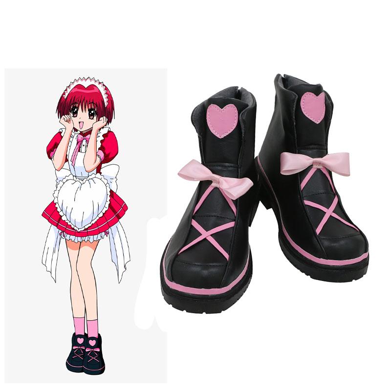 Tokyo Mew Mew Ichigo Momomiya Cosplay Shoes - Anime Maid Uniform Footwear