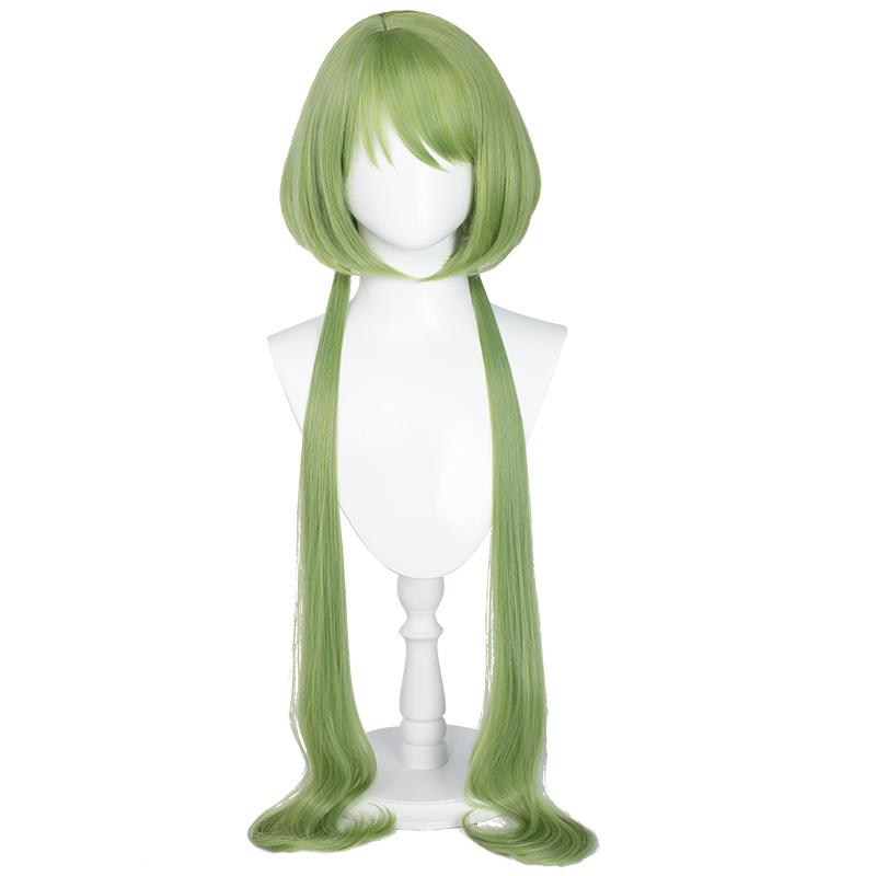 Tokyo Mew Mew Lettuce Midorikawa Green Straight Cosplay Wig - 100cm Long Synthetic Hair