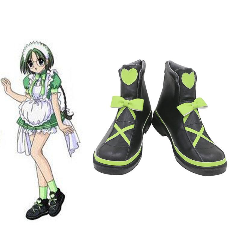 Tokyo Mew Mew Lettuce Midorikawa Cosplay Shoes - Anime Maid Uniform Footwear