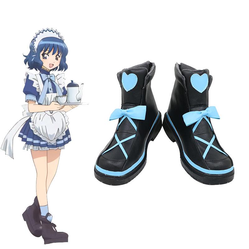Tokyo Mew Mew Mint Aizawa Cosplay Shoes - Anime Maid Uniform Footwear
