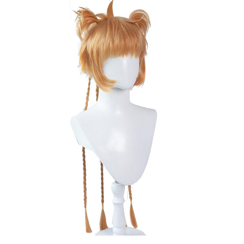Tokyo Mew Mew Pudding Fong Yellow Straight Cosplay Wig - 100cm Long Synthetic Hair